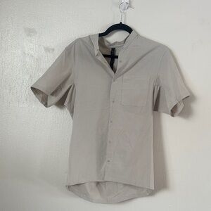 lululemon athletica Light Tan Button Down Shirt